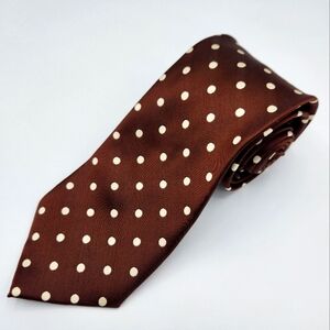Brown Polka Dot Tie